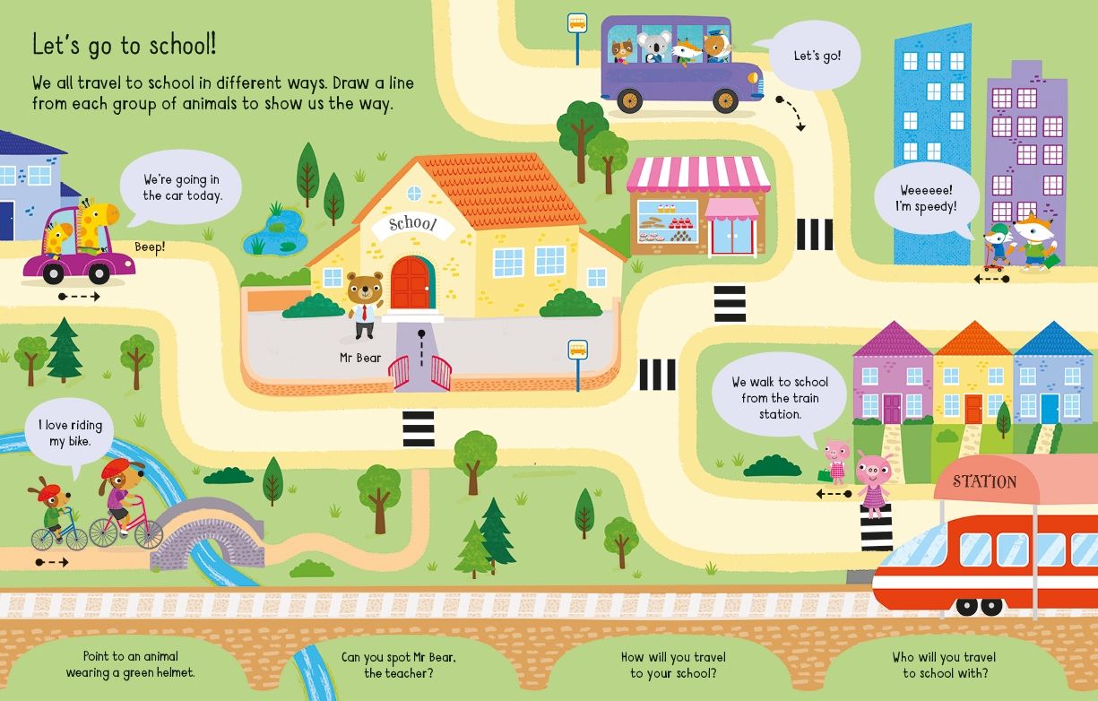 Carte pentru copii - Starting School Activity Book