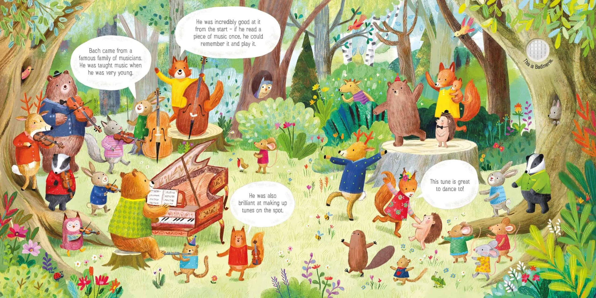 Carte pentru copii - The Animal Orchestra Plays Bach 2