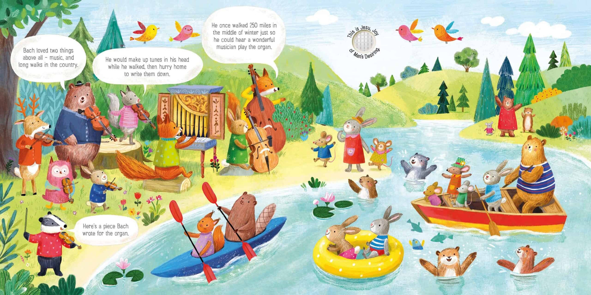 Carte pentru copii - The Animal Orchestra Plays Bach 3