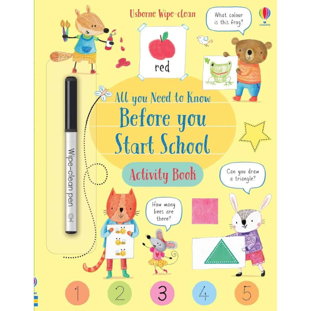 Carte pentru copii - Wipe-Clean All You Need to Know Before You Start School Activity Book 1