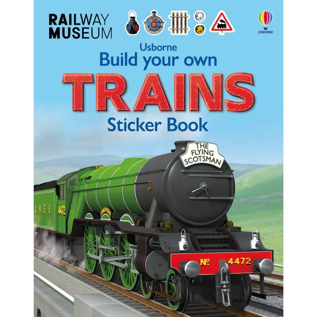 Carte pentru copii - Build your own Trains Sticker book