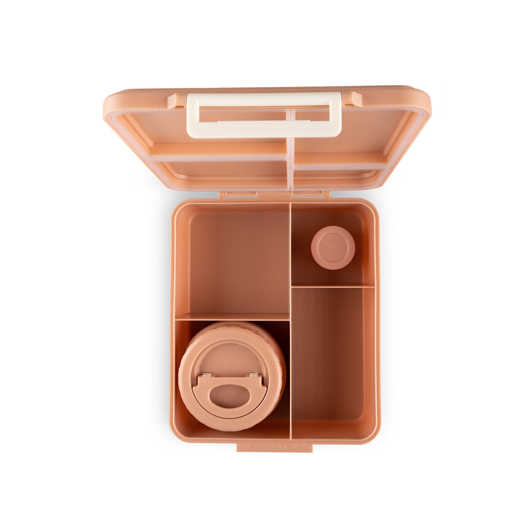 Set Complet Prânz și Hidratare ifamily: Caserolă Citron cu Termos, Set Tacâmuri Inox și Sticlă Termos 500ml Cireșe – Design Roz & Siguranță Certificată LFGB