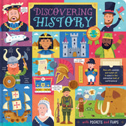 Carte pentru copii, NPP, Discovering History , Children's Interactive Fact Book, 6+ ani