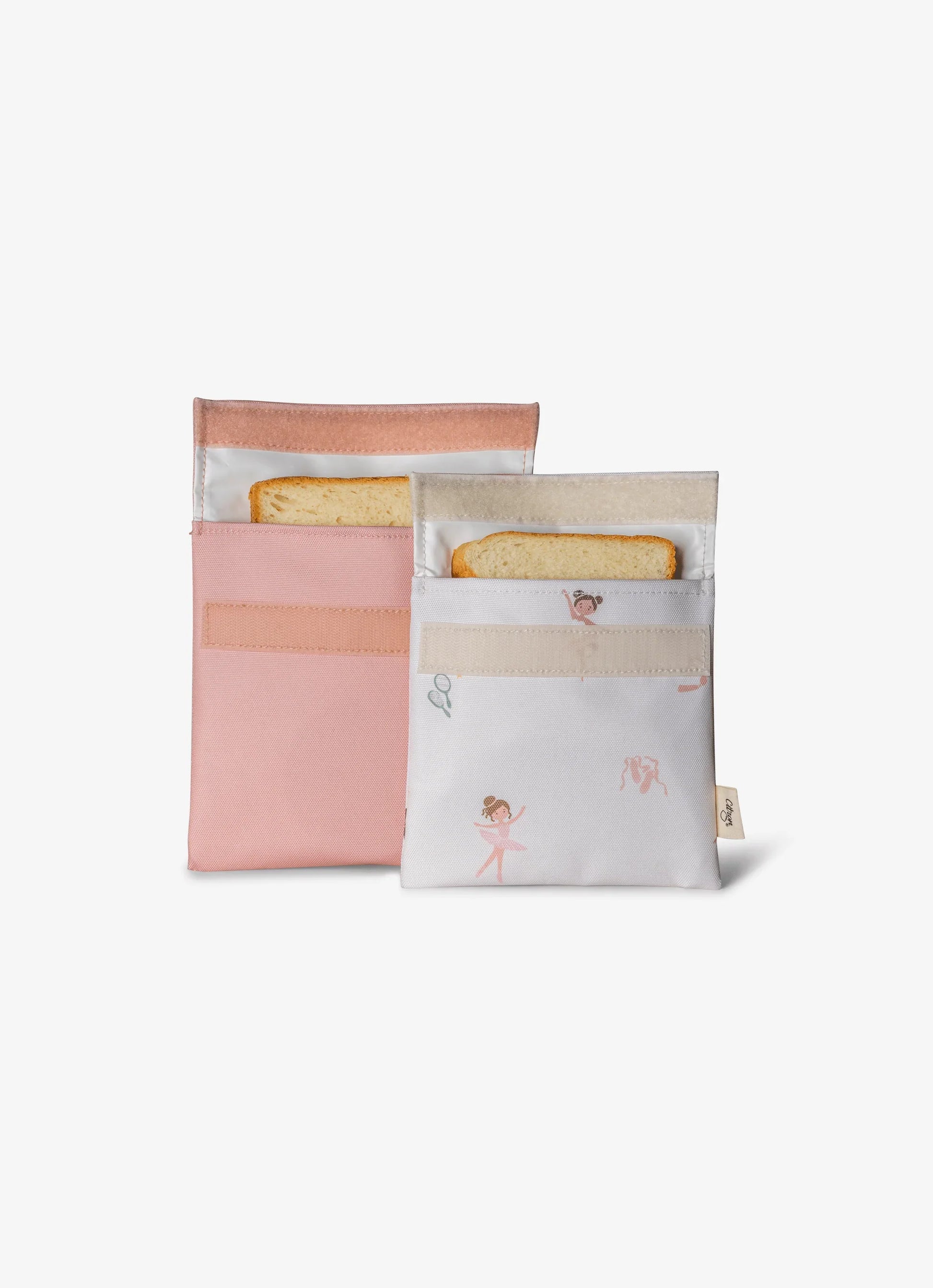Pungi reutilizabile pentru Sandwich - Set 2 buc - Balerină