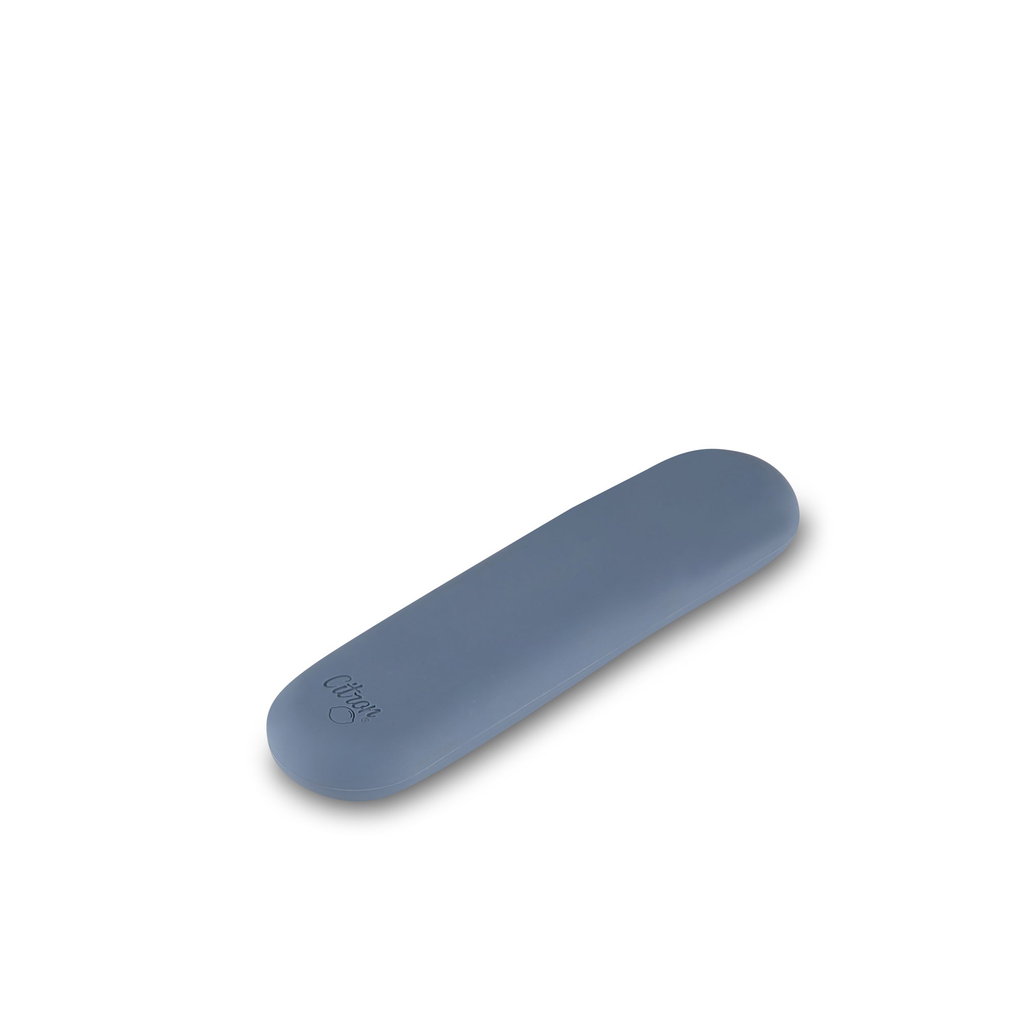 Set de Tacâmuri din Inox cu Husă din Silicon Albastru Inchis – Reutilizabile, pentru Adulți și Copii