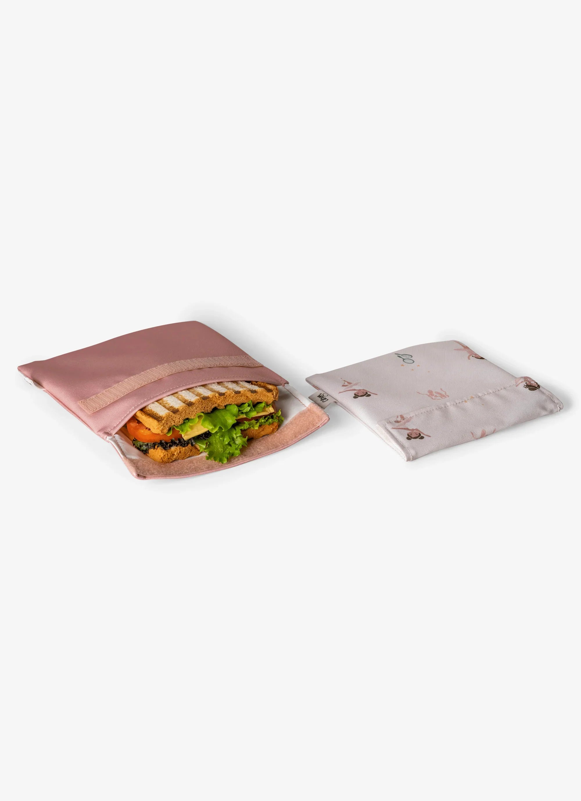 Pungi reutilizabile pentru Sandwich - Set 2 buc - Balerină