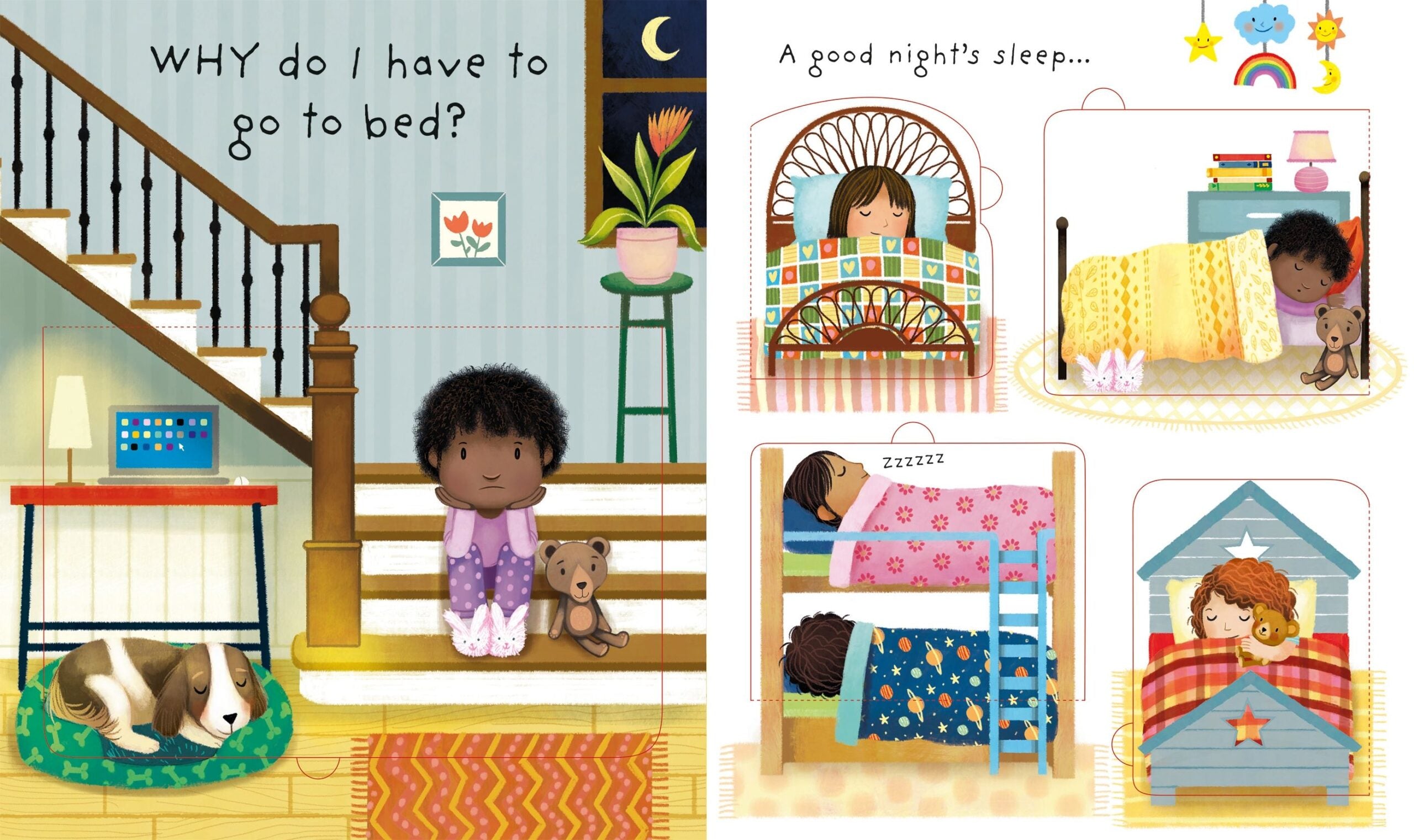 De ce trebuie sa merg la culcare? - Very First Questions and Answers Why do I have to go to bed?