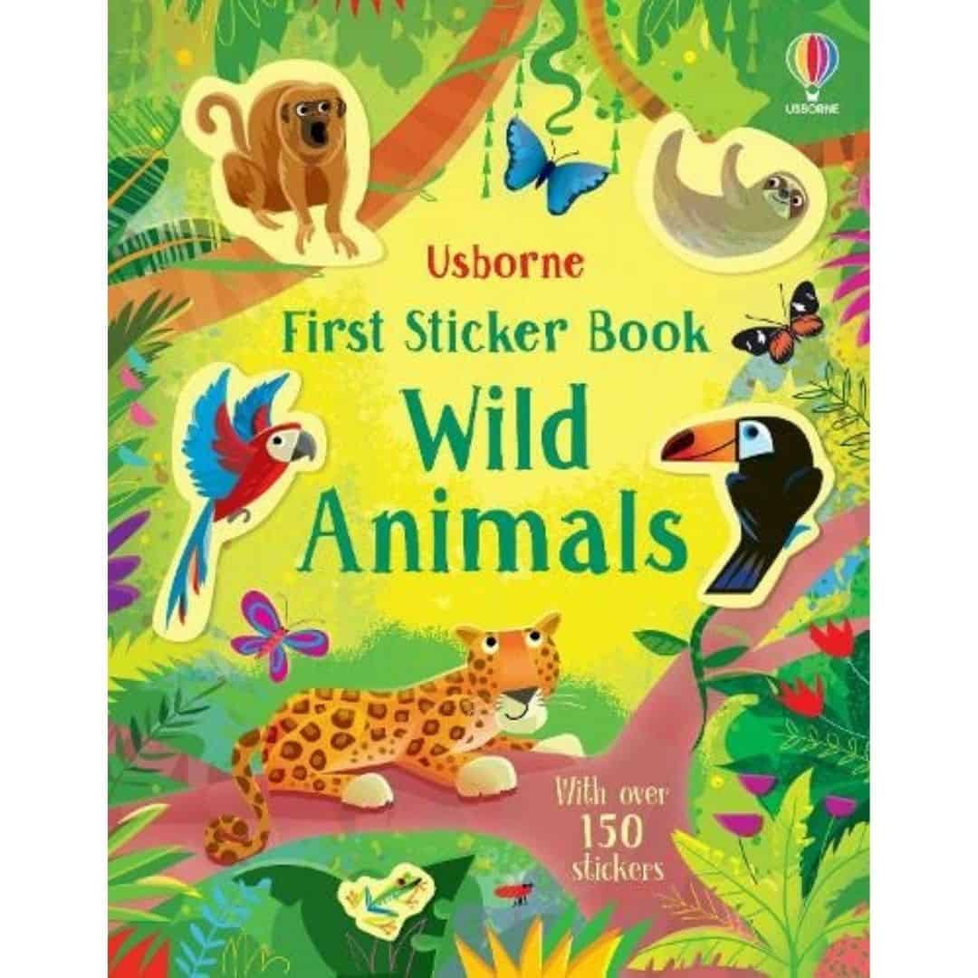 Carte pentru copii - First Sticker Book Wild Animals