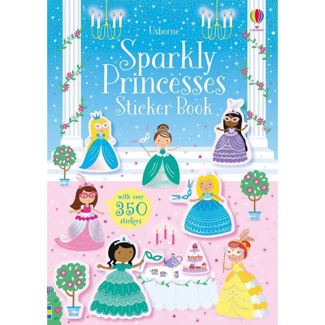 Carte cu stickere cu printese - Sparkly Princesses Sticker Book