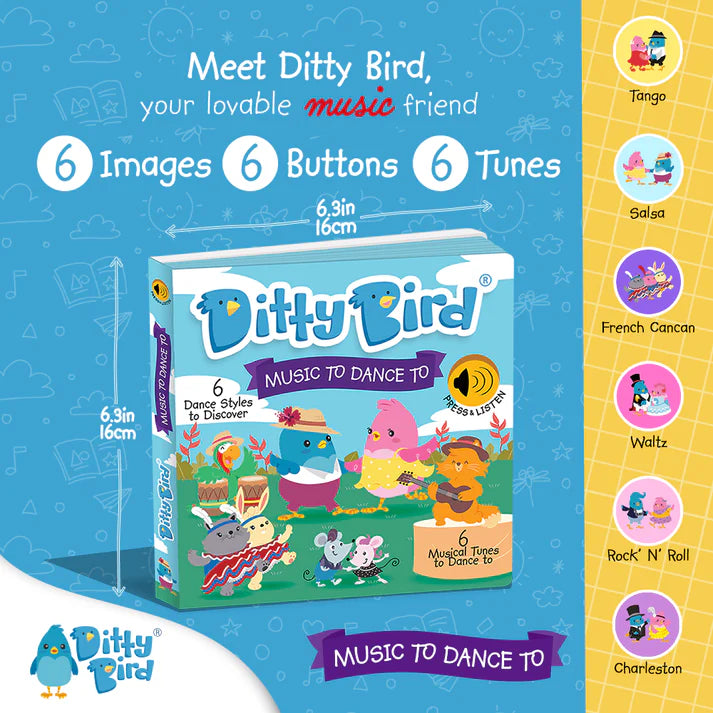 Carte muzicala Music to Dance, Ditty Bird, +6 luni