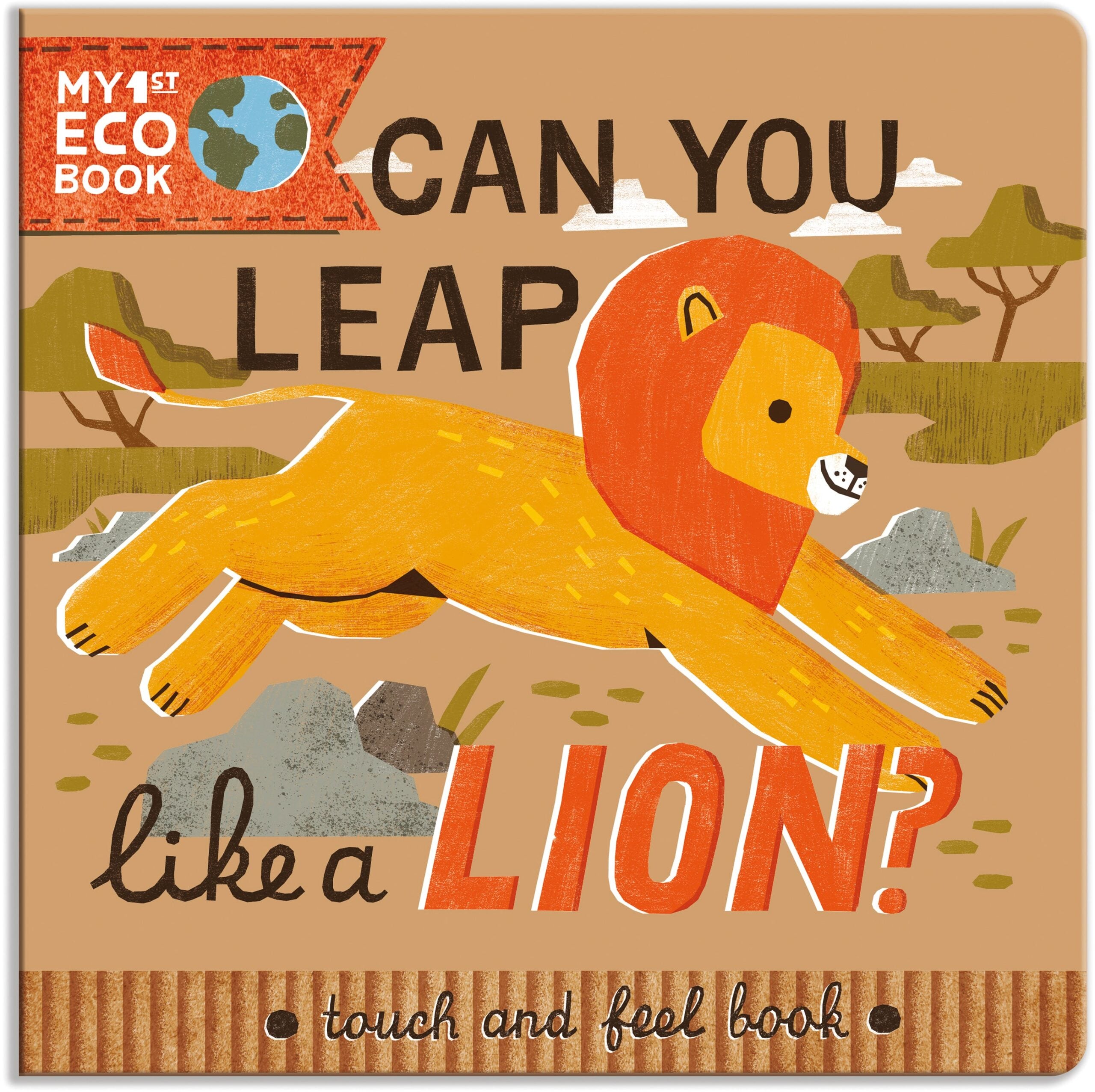 Carte pentru copii, NPP, Can You Leap Like A Lion? - Children's Eco Board Book, 2+ ani