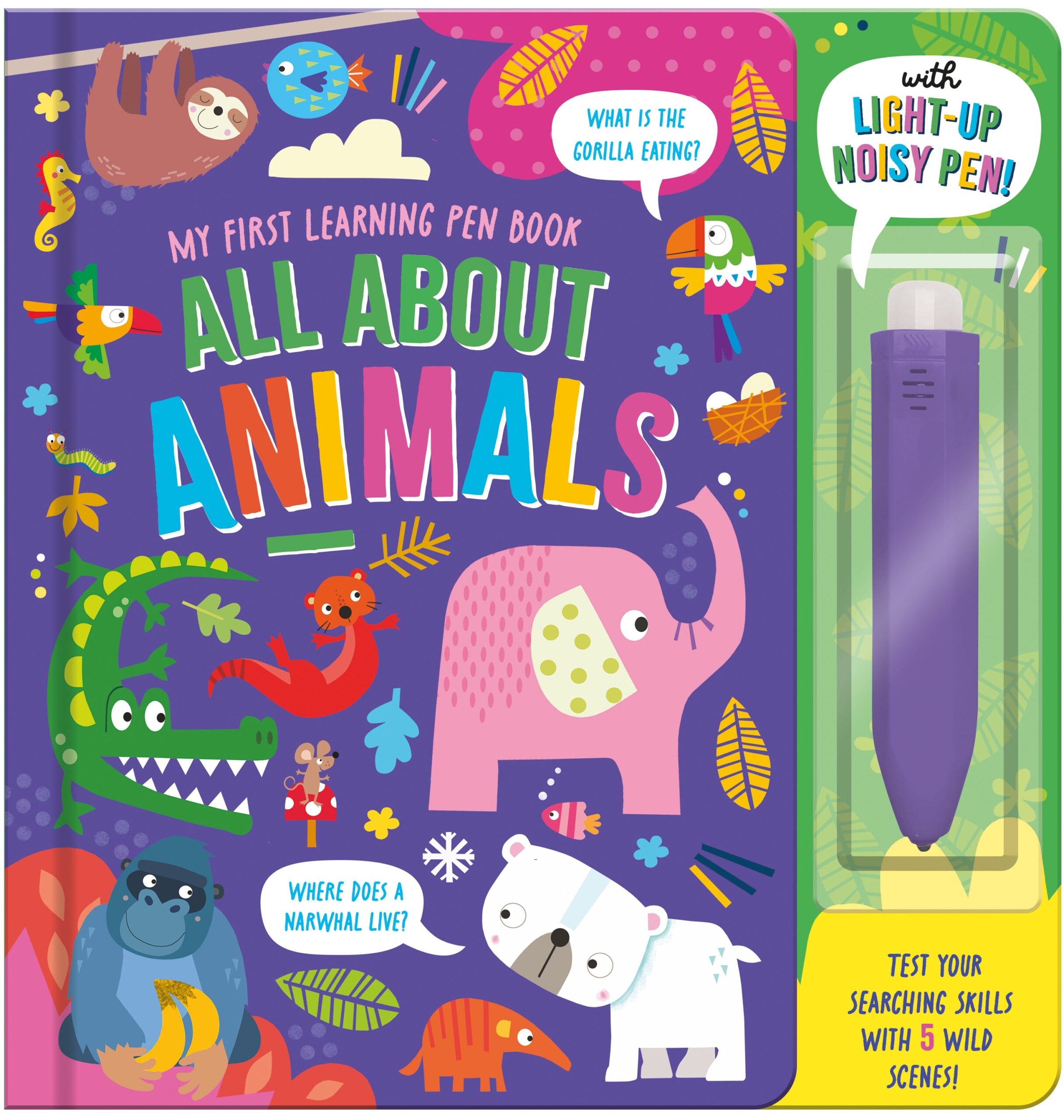 Carte pentru copii, NPP, My First Learning Pen Book,  All About Animals, 3+ ani