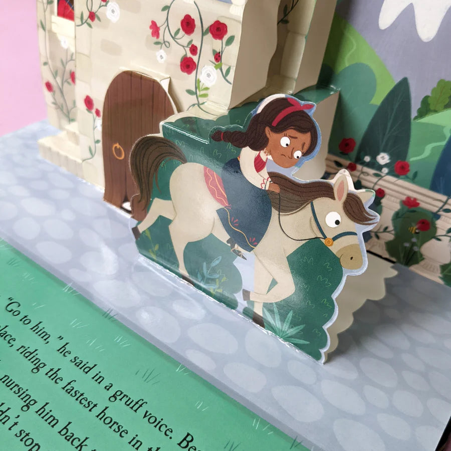 Carte pentru copii, NPP, Beauty And The Beast - Children's Fairy Tale Pop-Up Book, 3+ ani