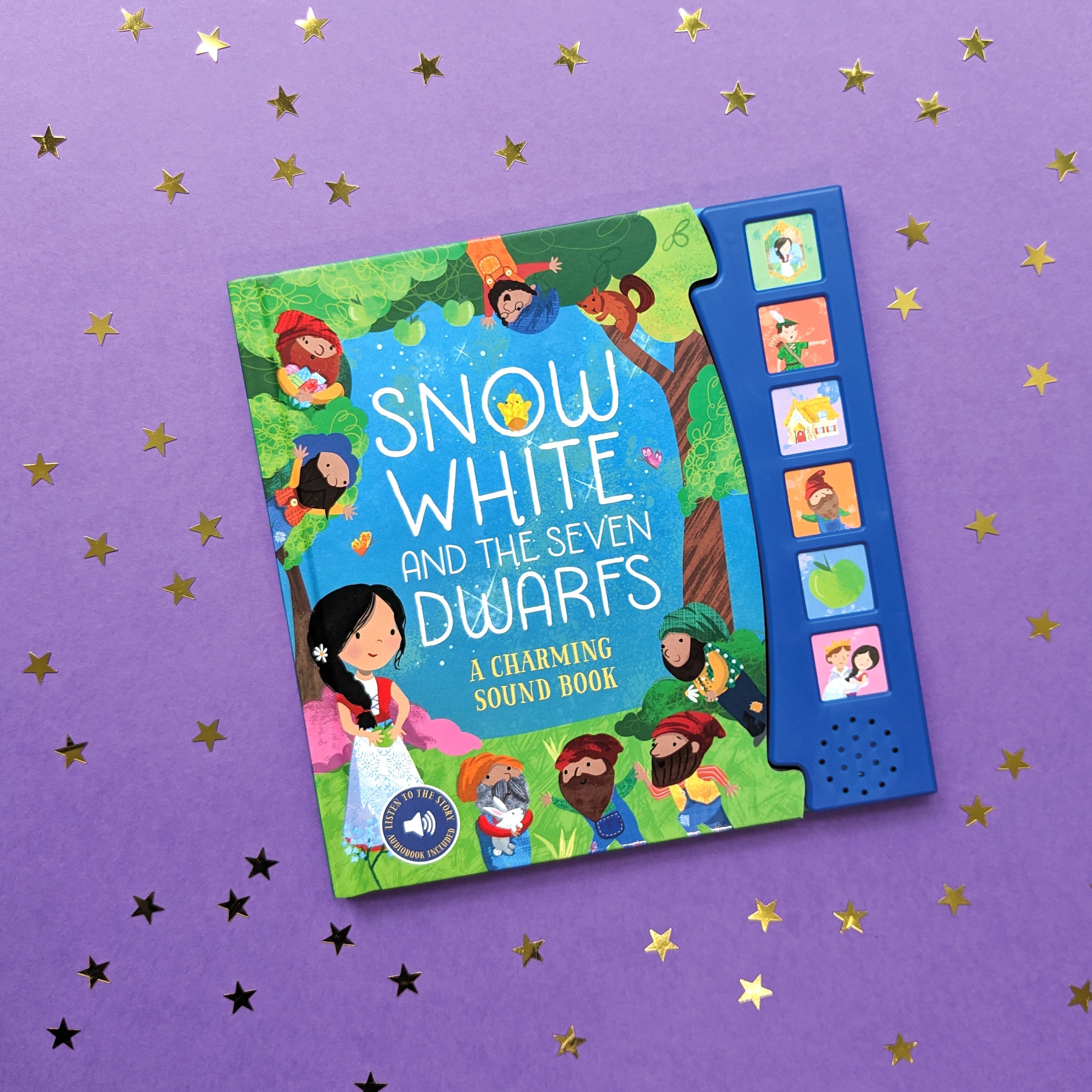 Carte pentru copii, NPP, Snow White And The Seven Dwarfs Fairy Tale Sound Book - 6 Enchanting Sound Buttons To Press And Play, 1+ ani