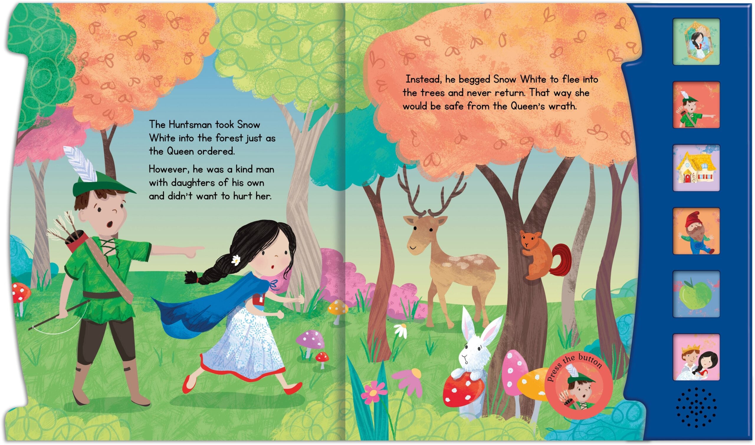 Carte pentru copii, NPP, Snow White And The Seven Dwarfs Fairy Tale Sound Book - 6 Enchanting Sound Buttons To Press And Play, 1+ ani