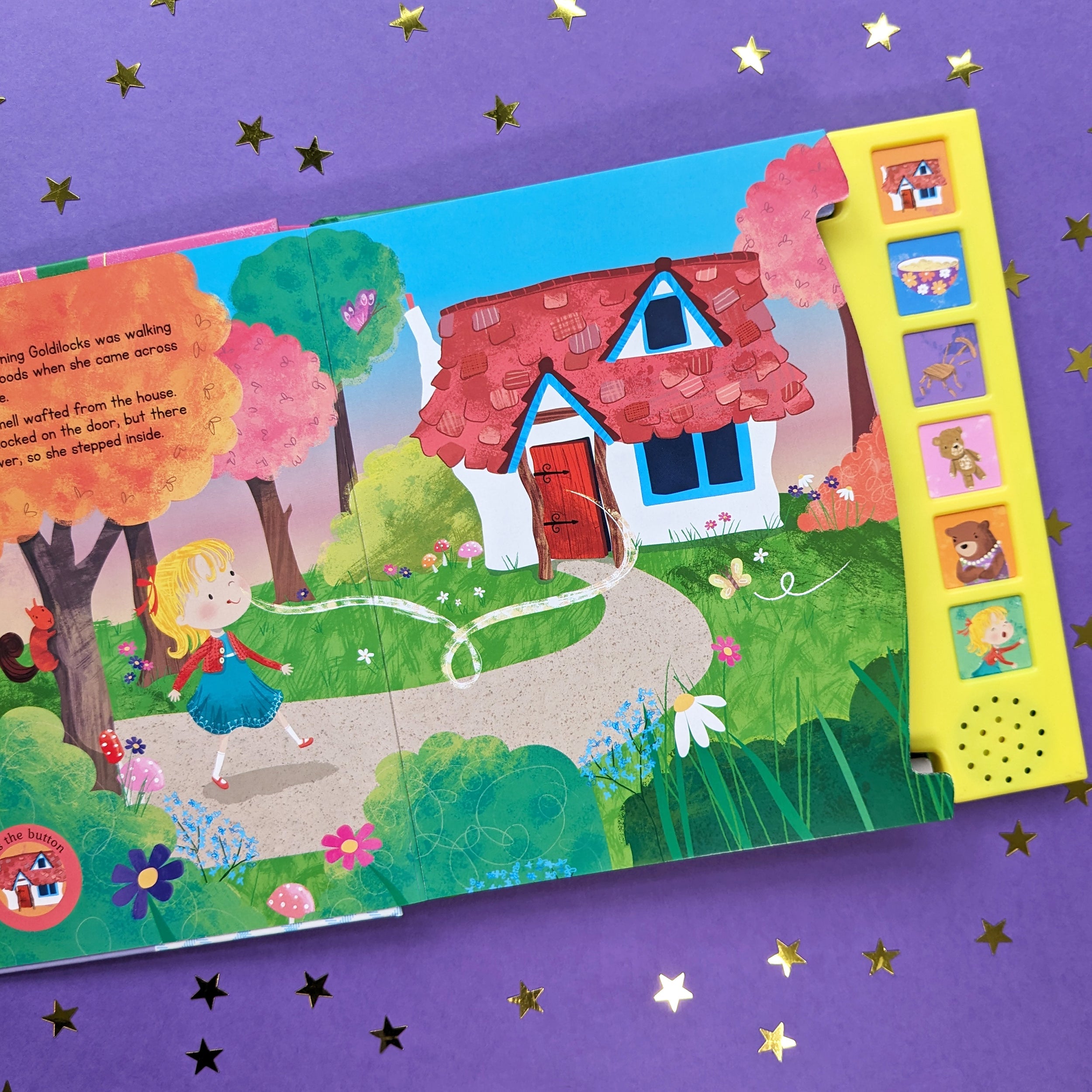 Carte pentru copii, NPP, Goldilocks And The Three Bears Fairy Tale Sound Book - 6 Enchanting Sound Buttons To Press And Play, 3+ ani