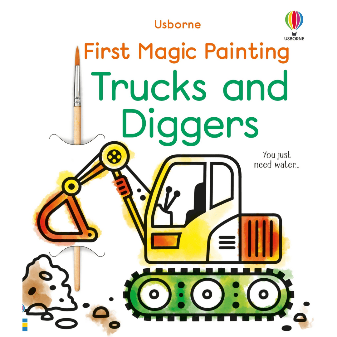 First Magic Painting Trucks and Diggers