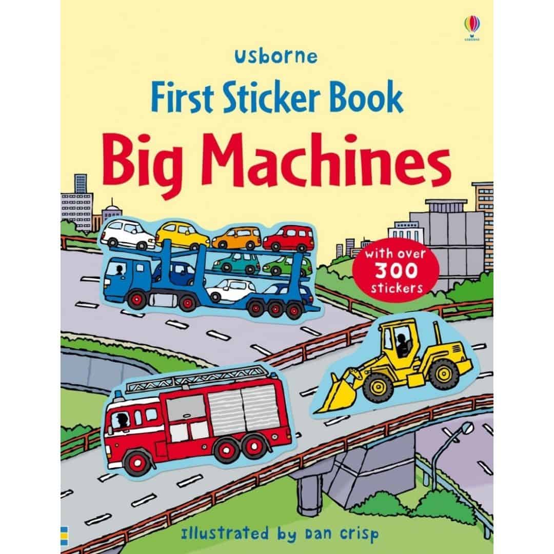 Carte cu stickere - First Sticker Book Big Machines 1