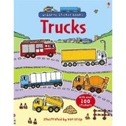 Carte cu stickere - First Sticker Book Trucks