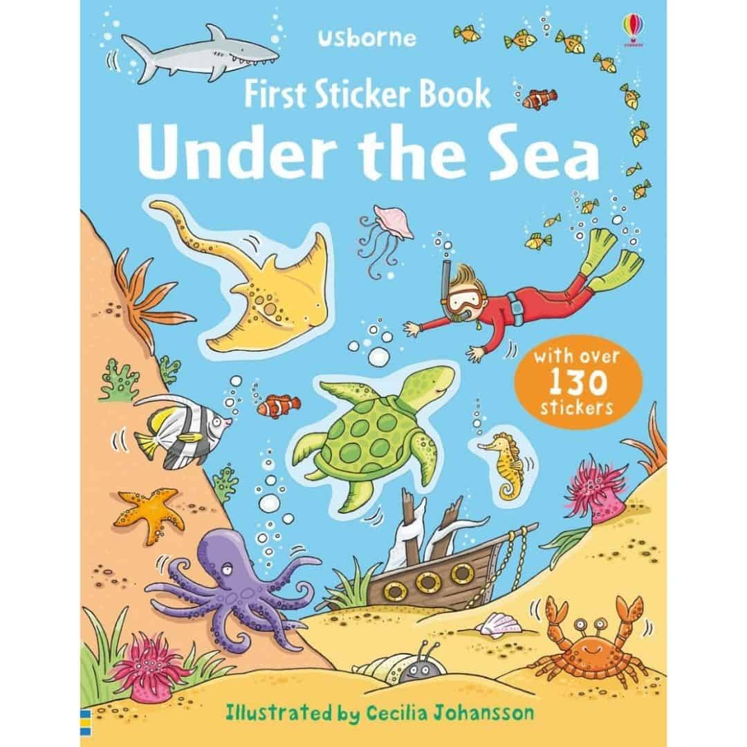 Carte cu sickere - First Sticker Book Under the Sea
