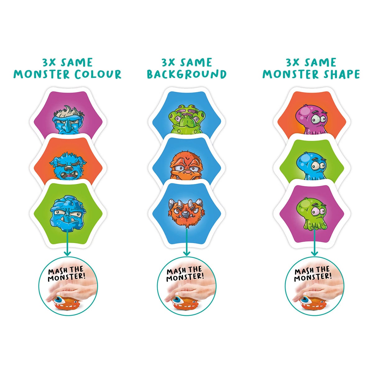Joc de societate - Monster Mash, Flexiq, 6 + ani