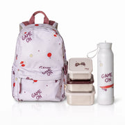 Set Citron Cool Kid – School & Snack: Ghiozdan + 3 Caserole Inox + Sticlă Termos 350 ml