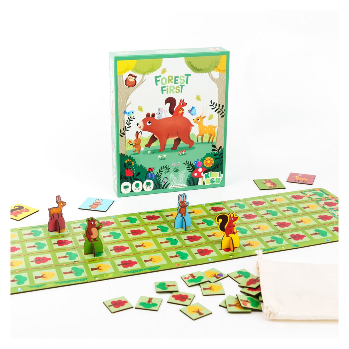 Joc de societate - Forest First, Kiwizou, 3 + ani