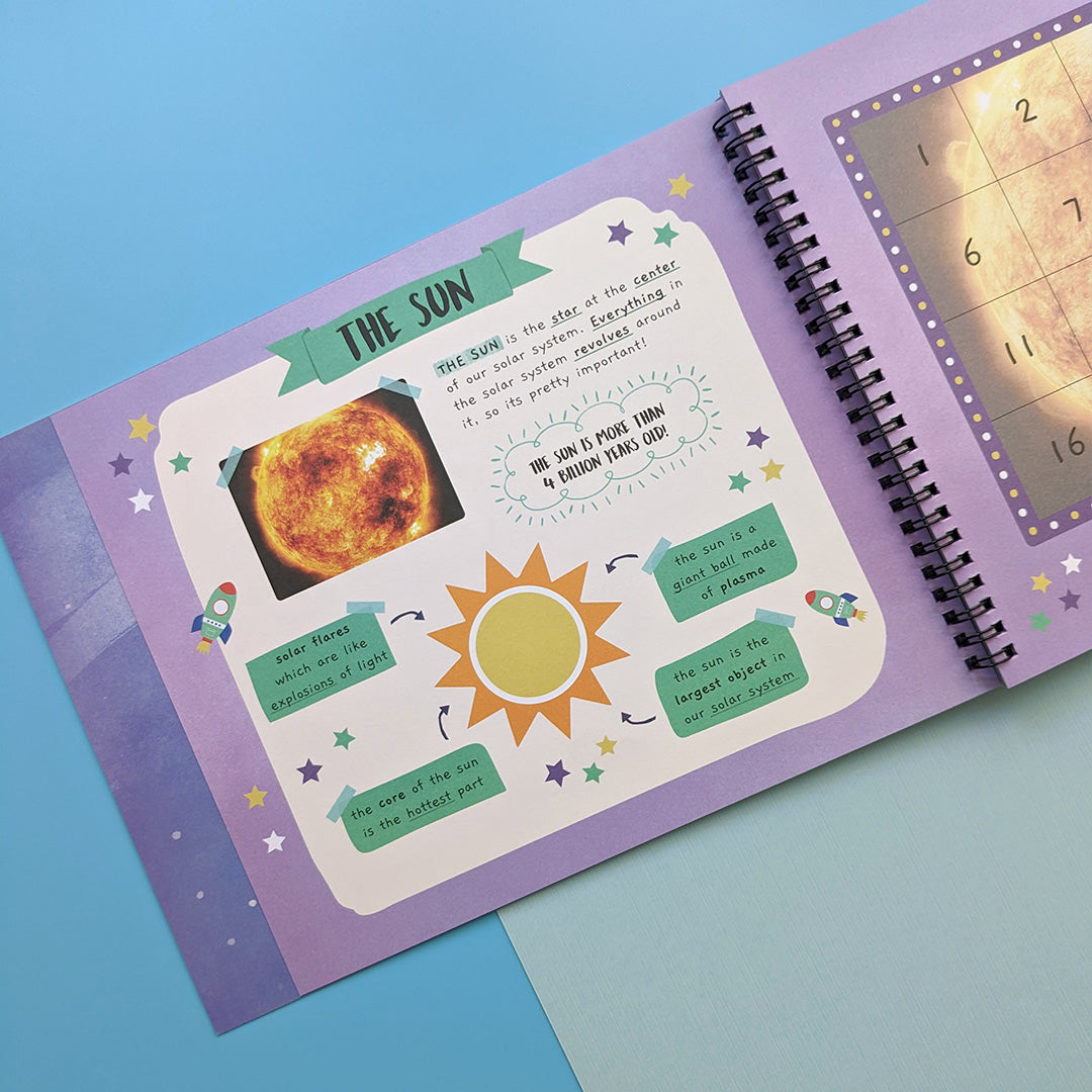 Carte pentru copii, NPP, Our Solar System - Children's Sticker By Number Activity Book, 3+ ani