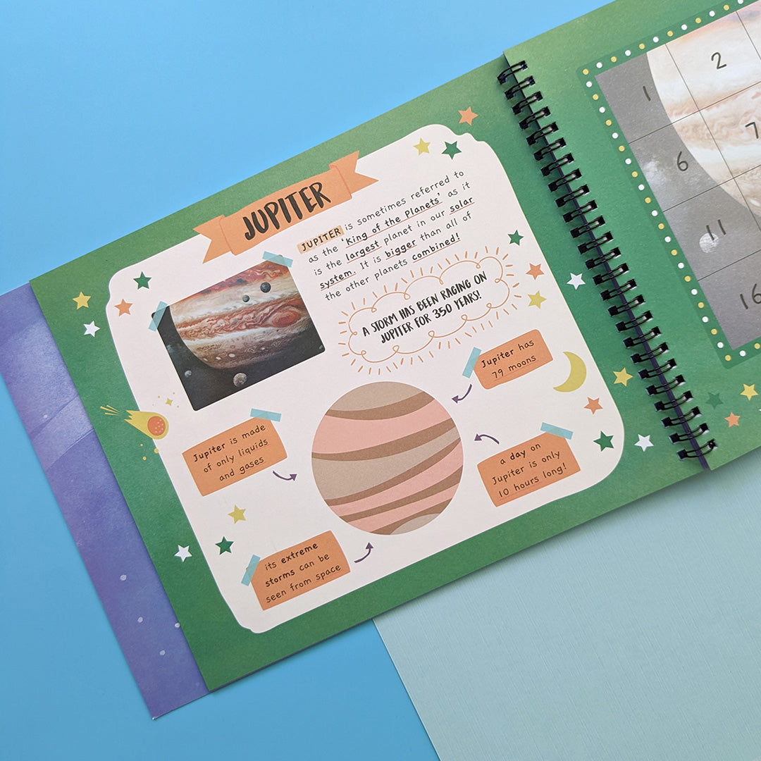 Carte pentru copii, NPP, Our Solar System - Children's Sticker By Number Activity Book, 3+ ani