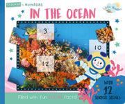 Carte pentru copii, NPP, In The Ocean - Children's Sticker By Number Activity Book, 3+ ani