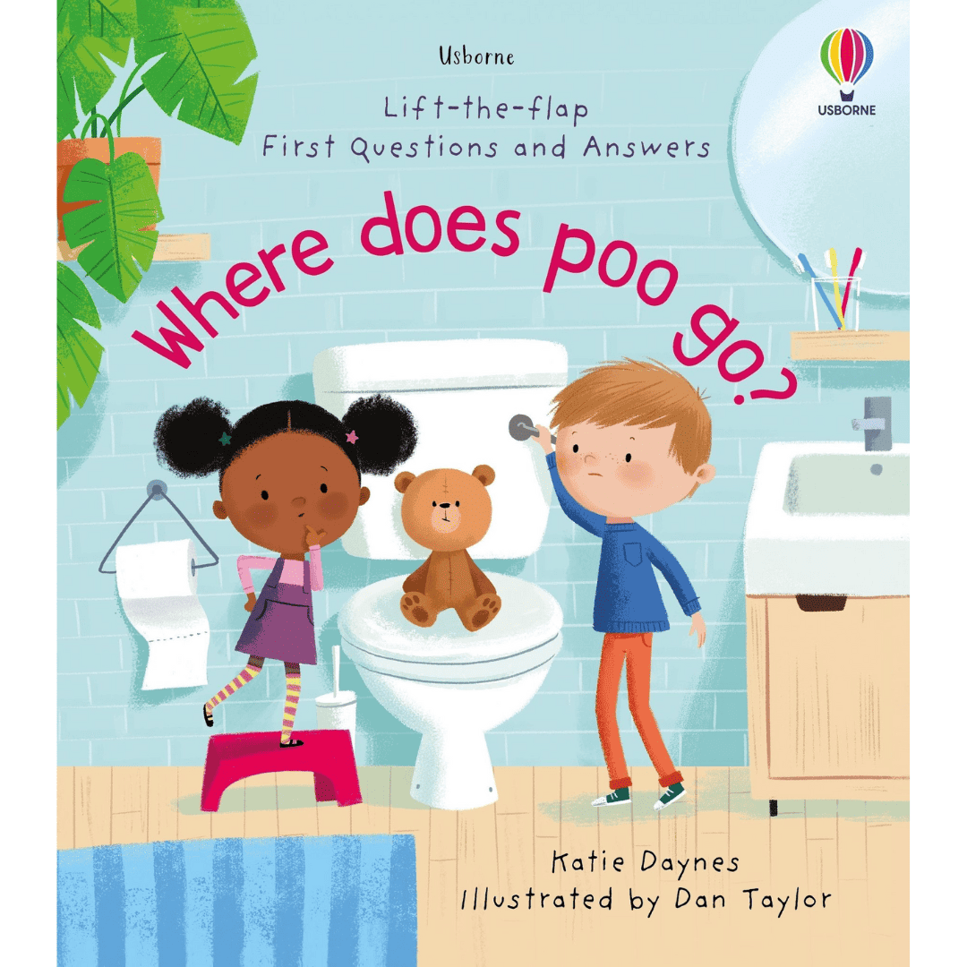 Lift-the-Flap First Questions and Answers Where does poo go?