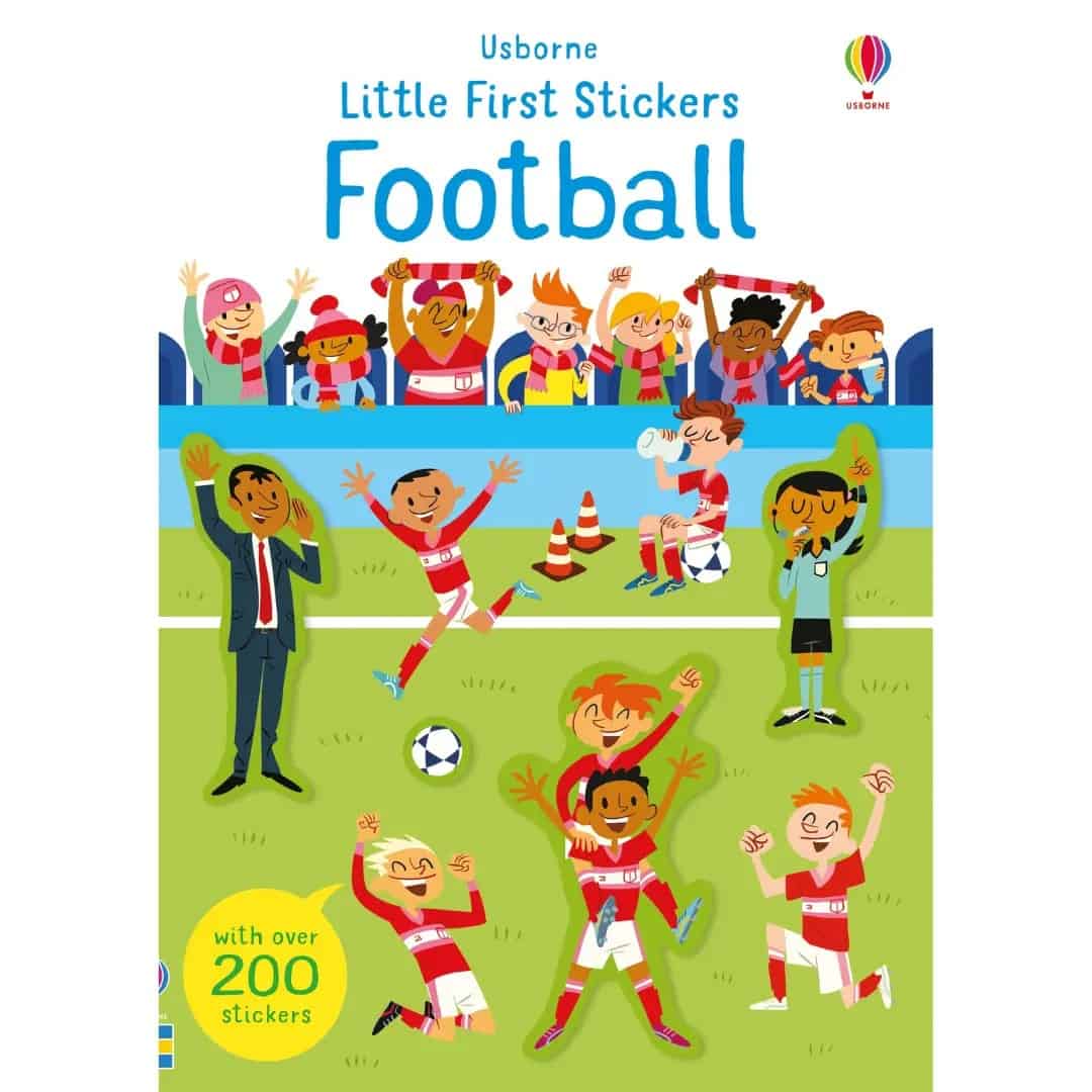 Carte cu stickere - Little First Stickers: Football