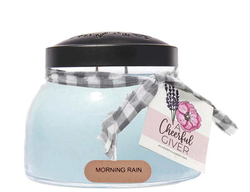 Lumanare parfumata - Cheerful candle - aroma Morning Rain - Mediu - 623g
