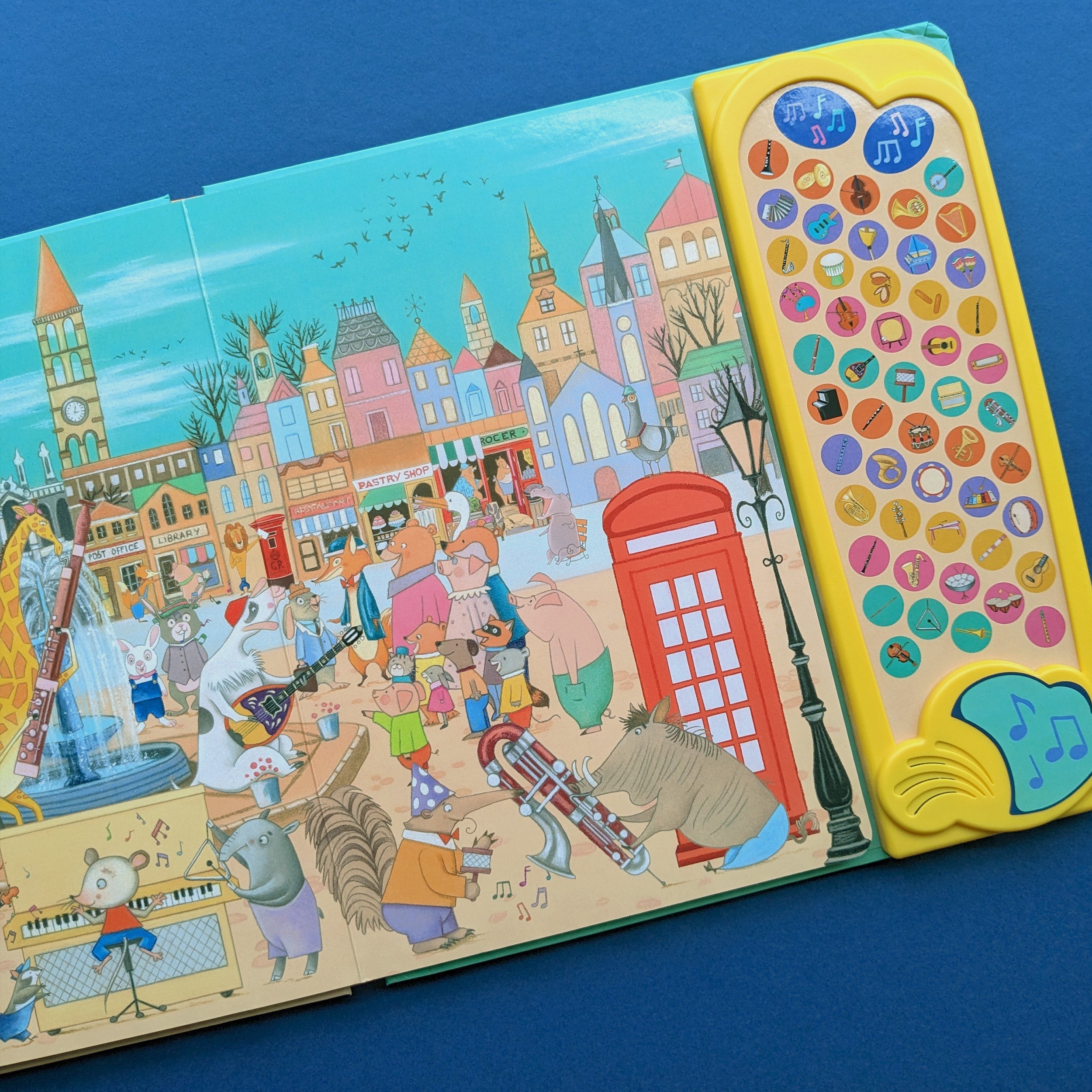 Resigilat - Carte pentru copii, NPP, My Busy World Of Instruments - Children's 50 Button Sound Book, 1+ ani