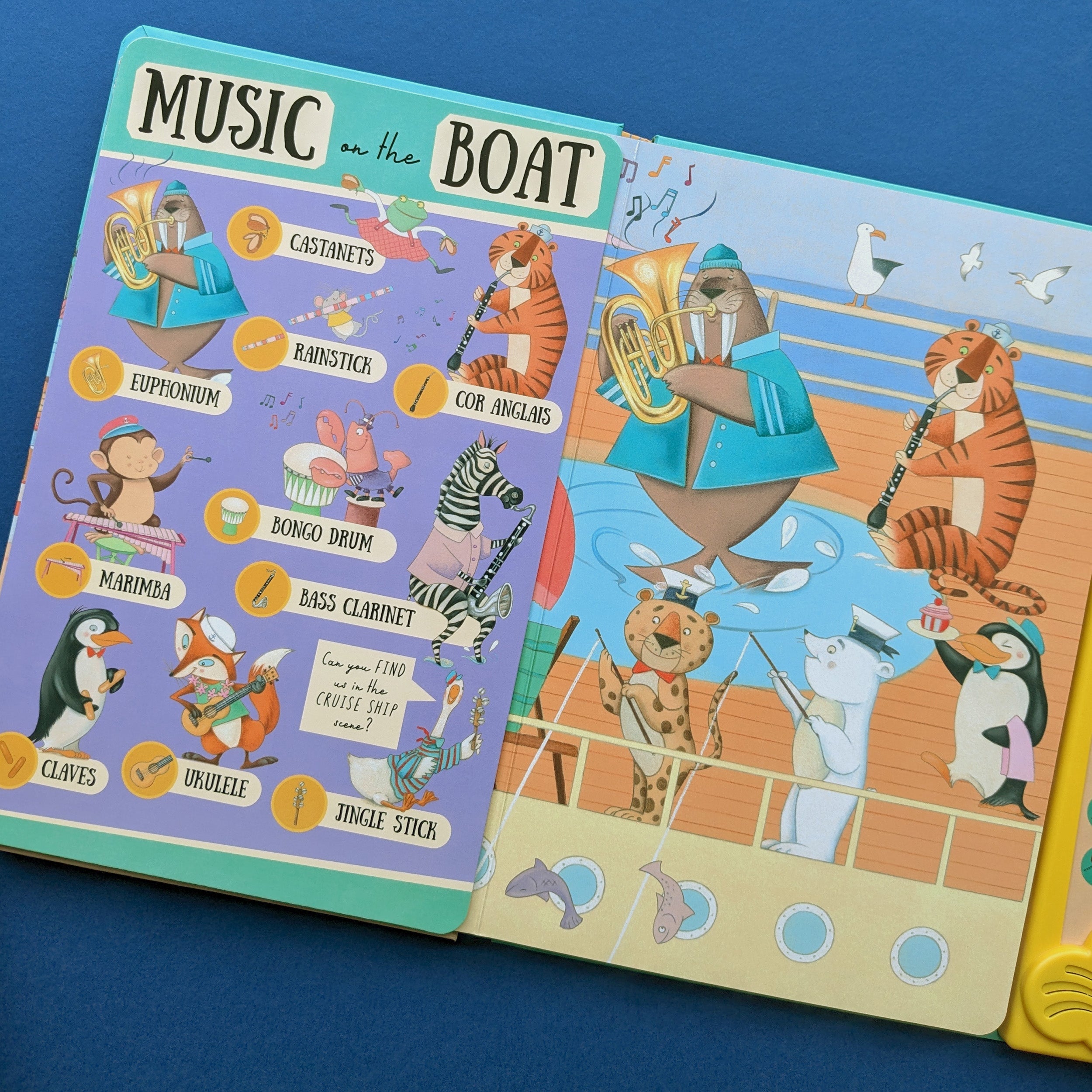Resigilat - Carte pentru copii, NPP, My Busy World Of Instruments - Children's 50 Button Sound Book, 1+ ani