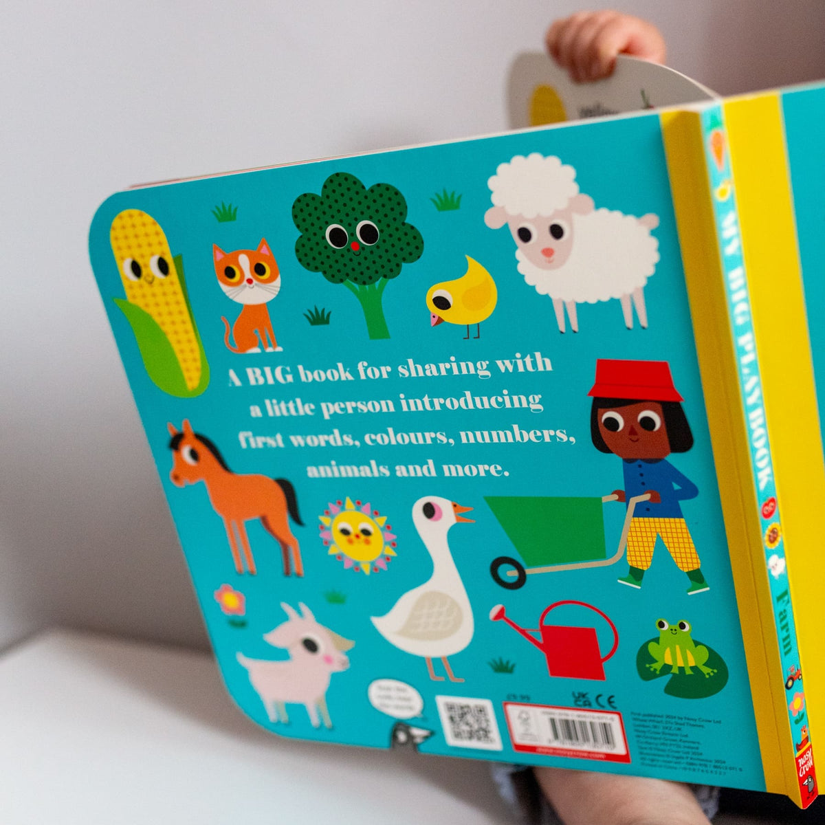 Carte cu activitati pentru bebelusi - My BIG Playbook: Farm, Nosy Crow, + 6 luni