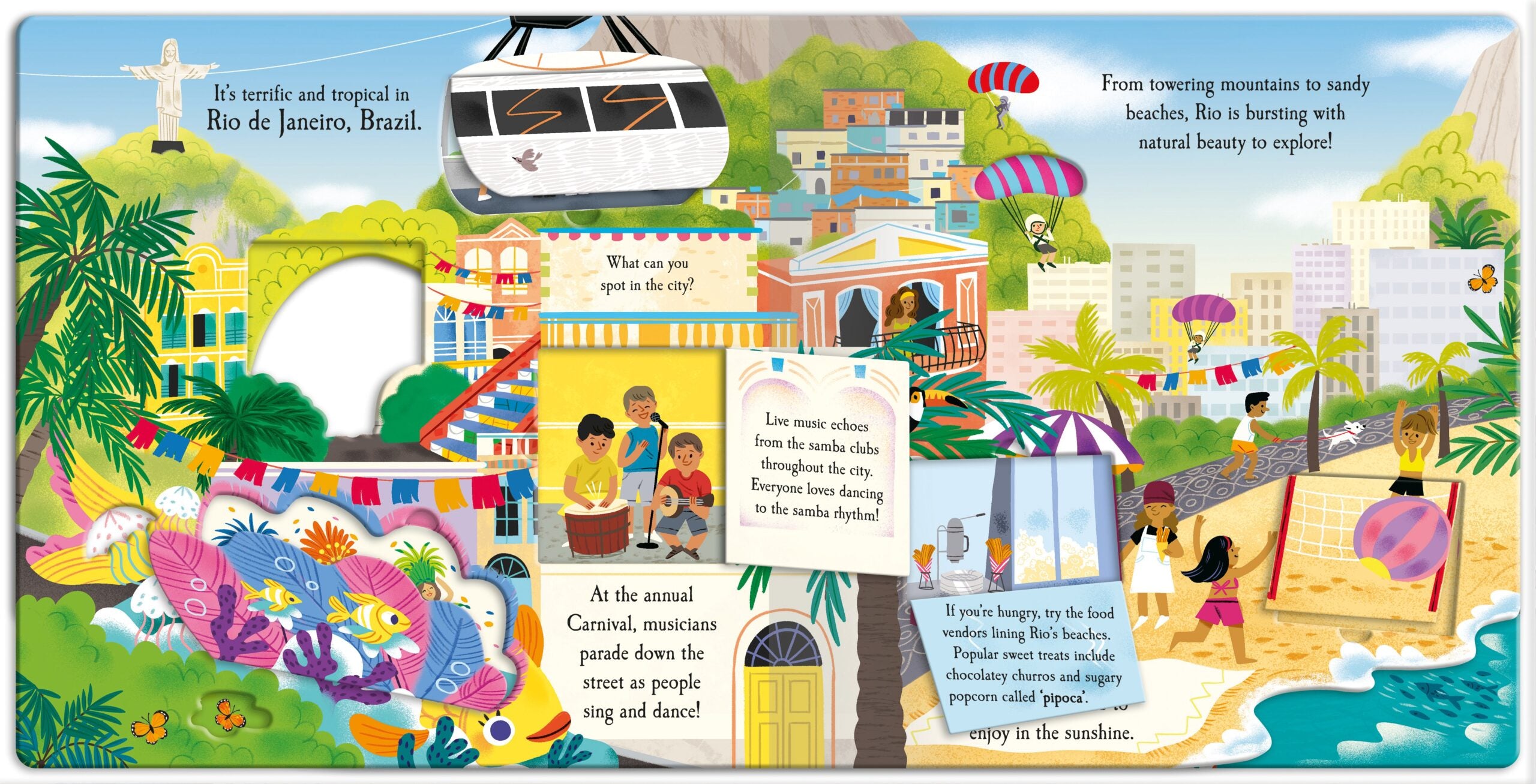Carte pentru copii, NPP, Let's Explore The City - Children's Lift-The-Flap Book, 3+ ani