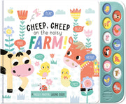 Carte pentru copii, NPP, Cheep Cheep On The Noisy Farm - Children's 12 Button Sound Book, 3+ ani