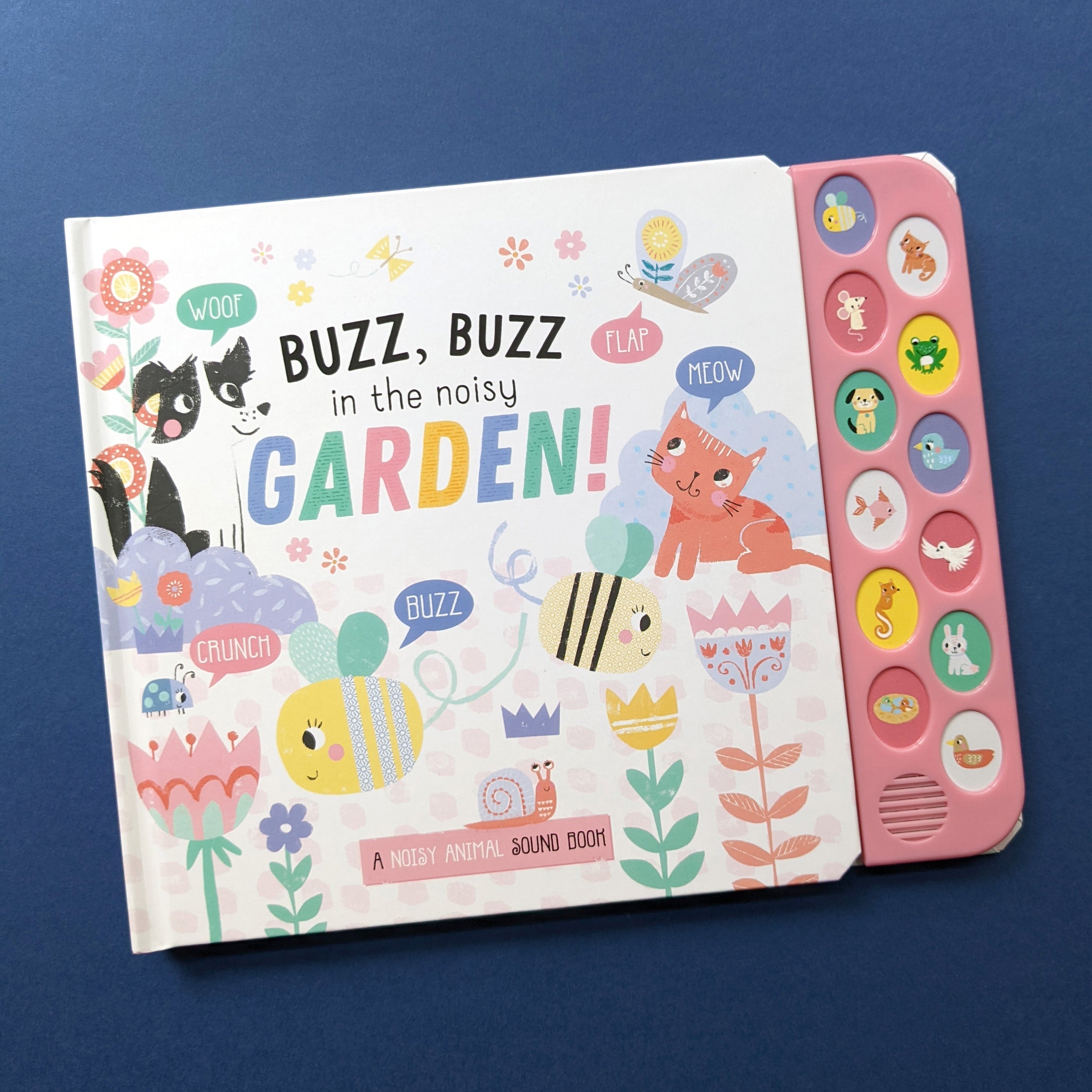 Carte pentru copii, NPP, Buzz Buzz In The Noisy Garden - Children's 12 Button Sound Book, 3+ ani
