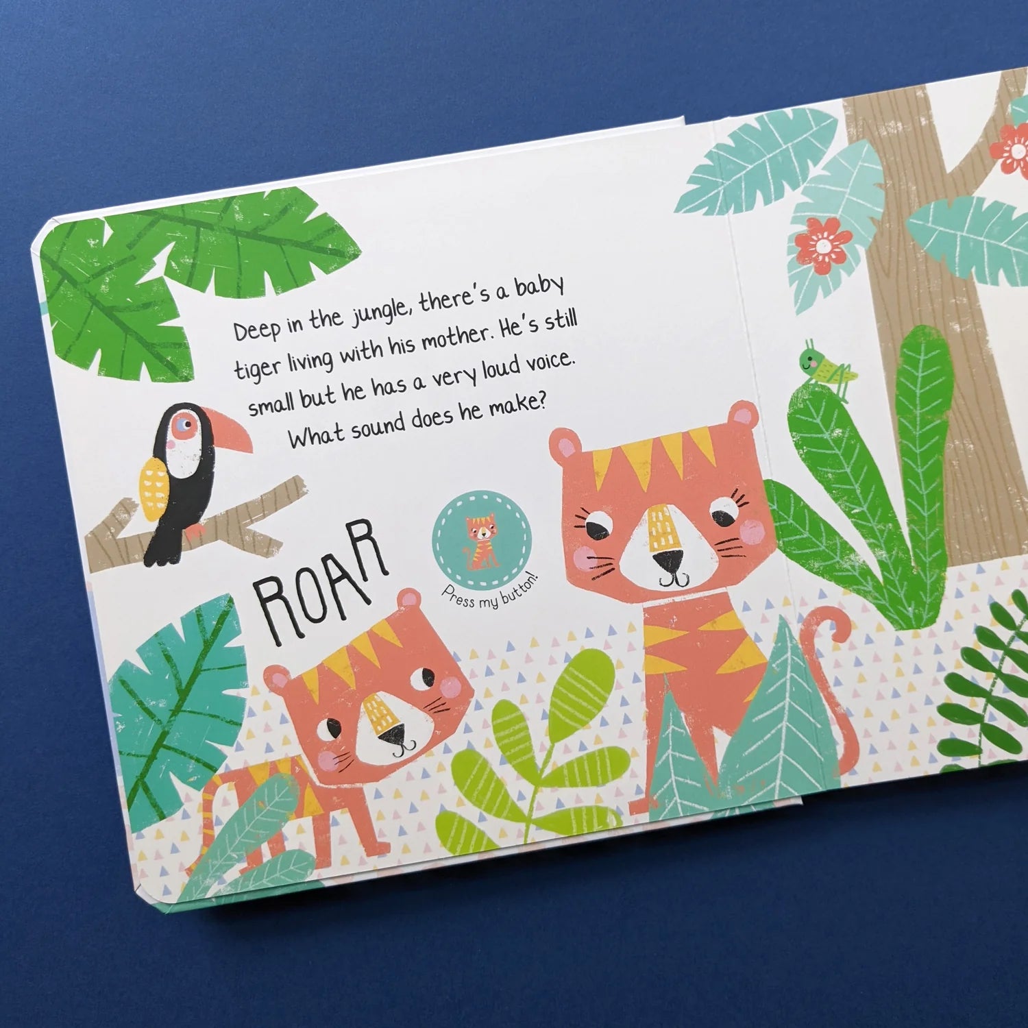 Carte pentru copii, NPP, Squawk Squawk In The Noisy Jungle - Children's 12 Button Sound Book, 3+ ani