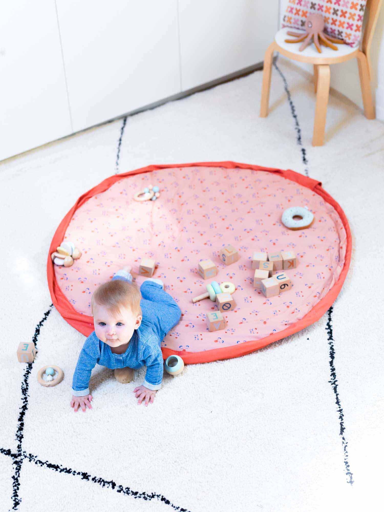 Play&GO Animal Faces – Saltea activitati bebe/Sac depozitare jucarii