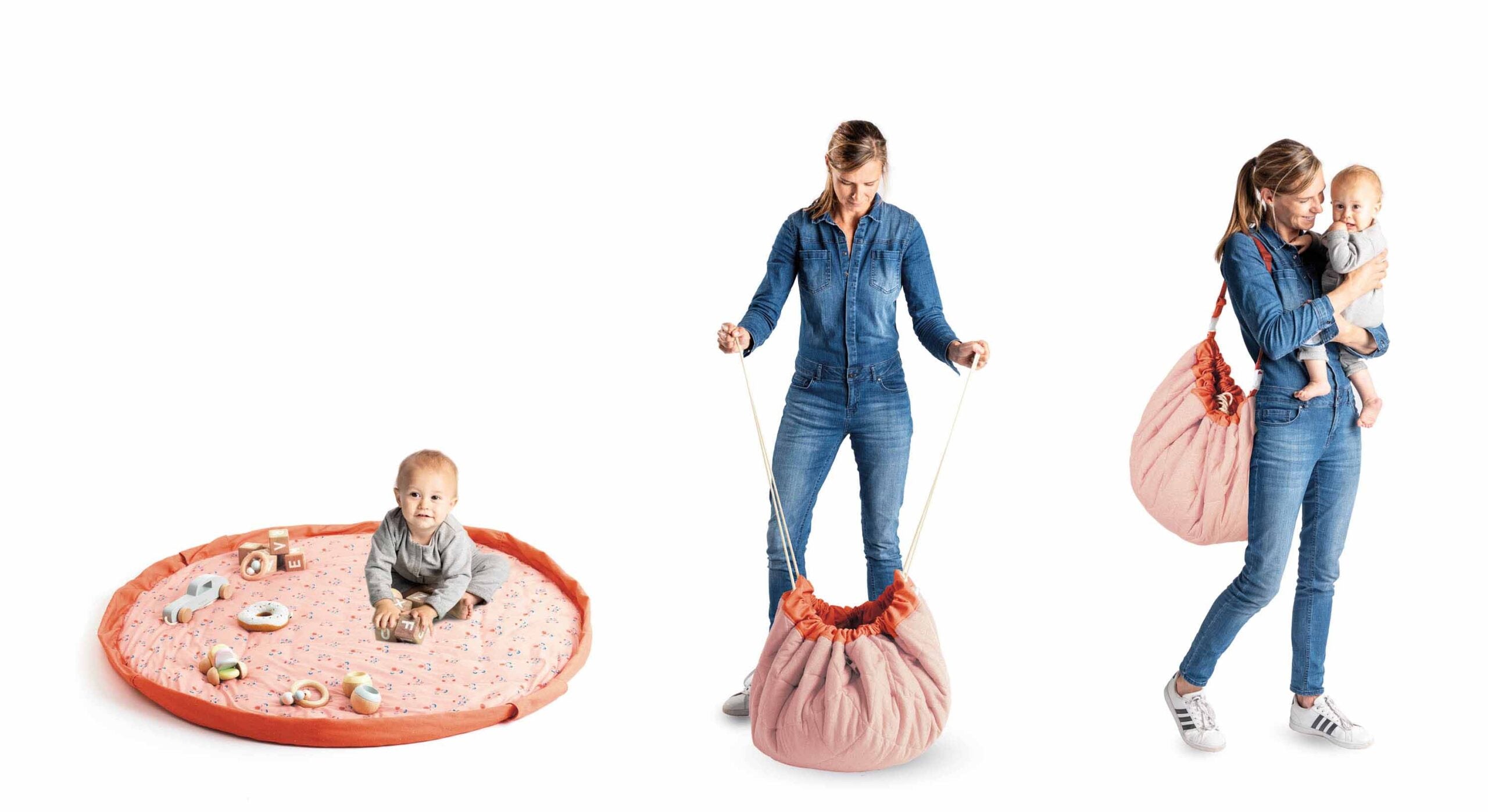 Play&GO Animal Faces – Saltea activitati bebe/Sac depozitare jucarii