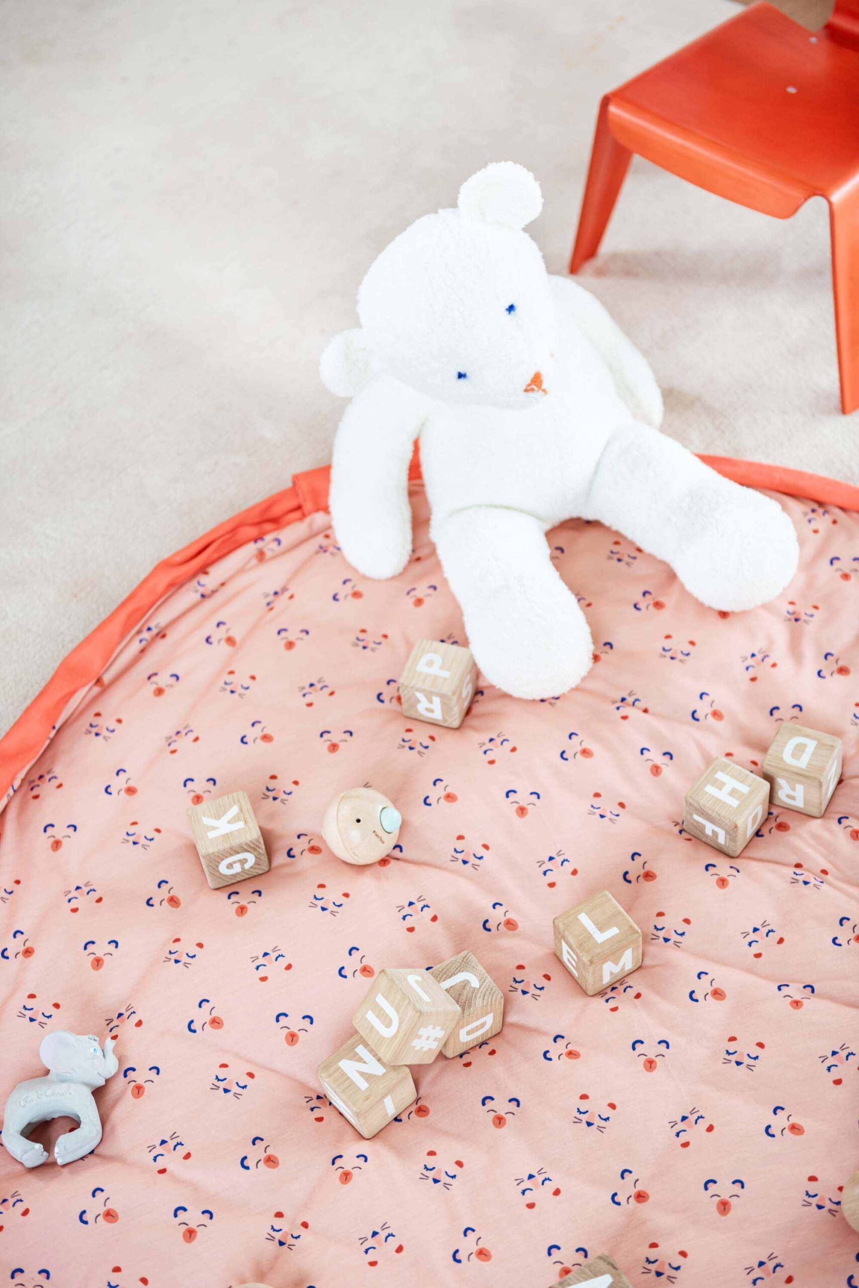 Play&GO Animal Faces – Saltea activitati bebe/Sac depozitare jucarii