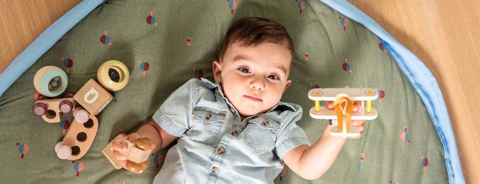 Play&GO Ping Pong – Saltea activitati bebe/Sac depozitare jucarii