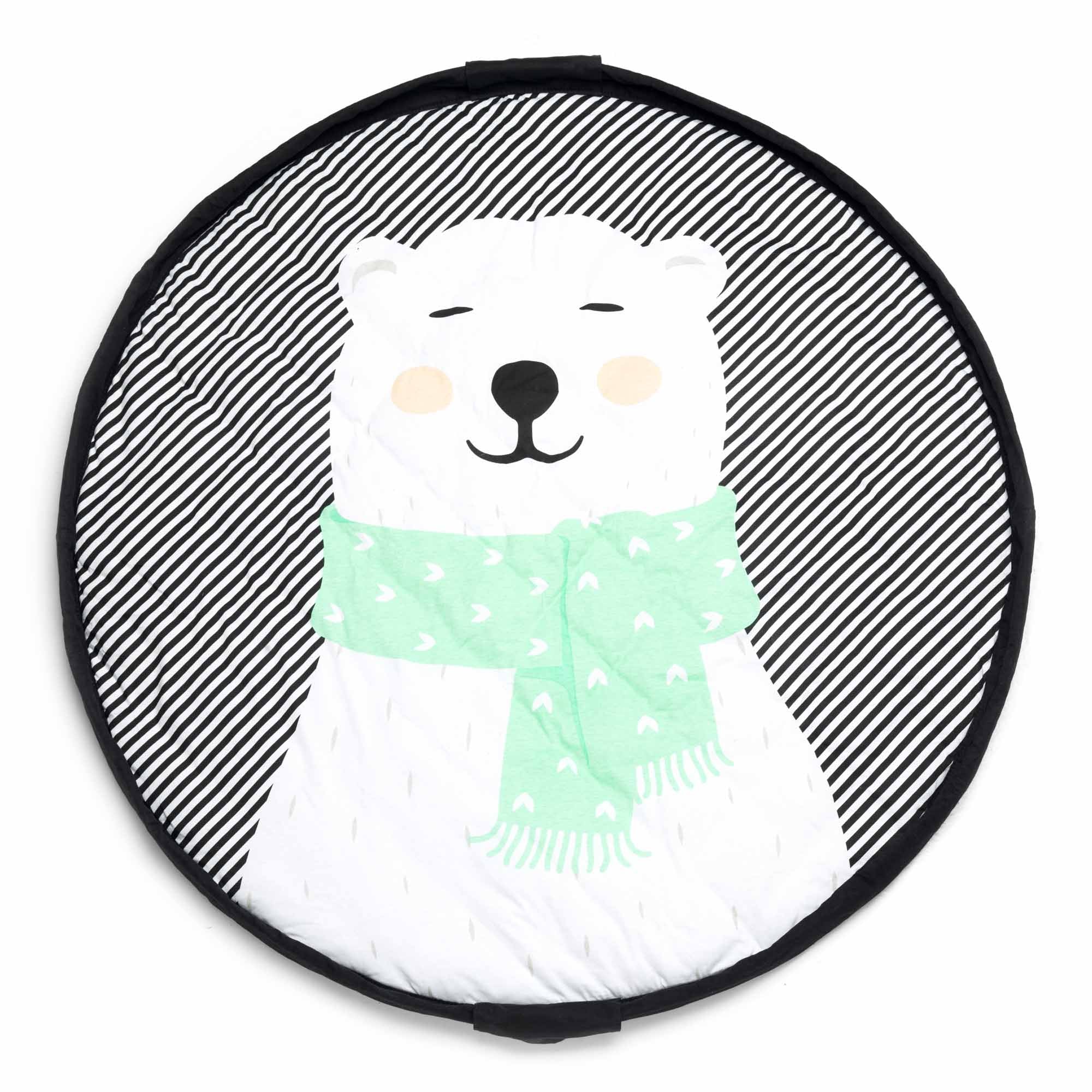 Play&GO Polar bear – Saltea activitati bebe/Sac depozitare jucarii