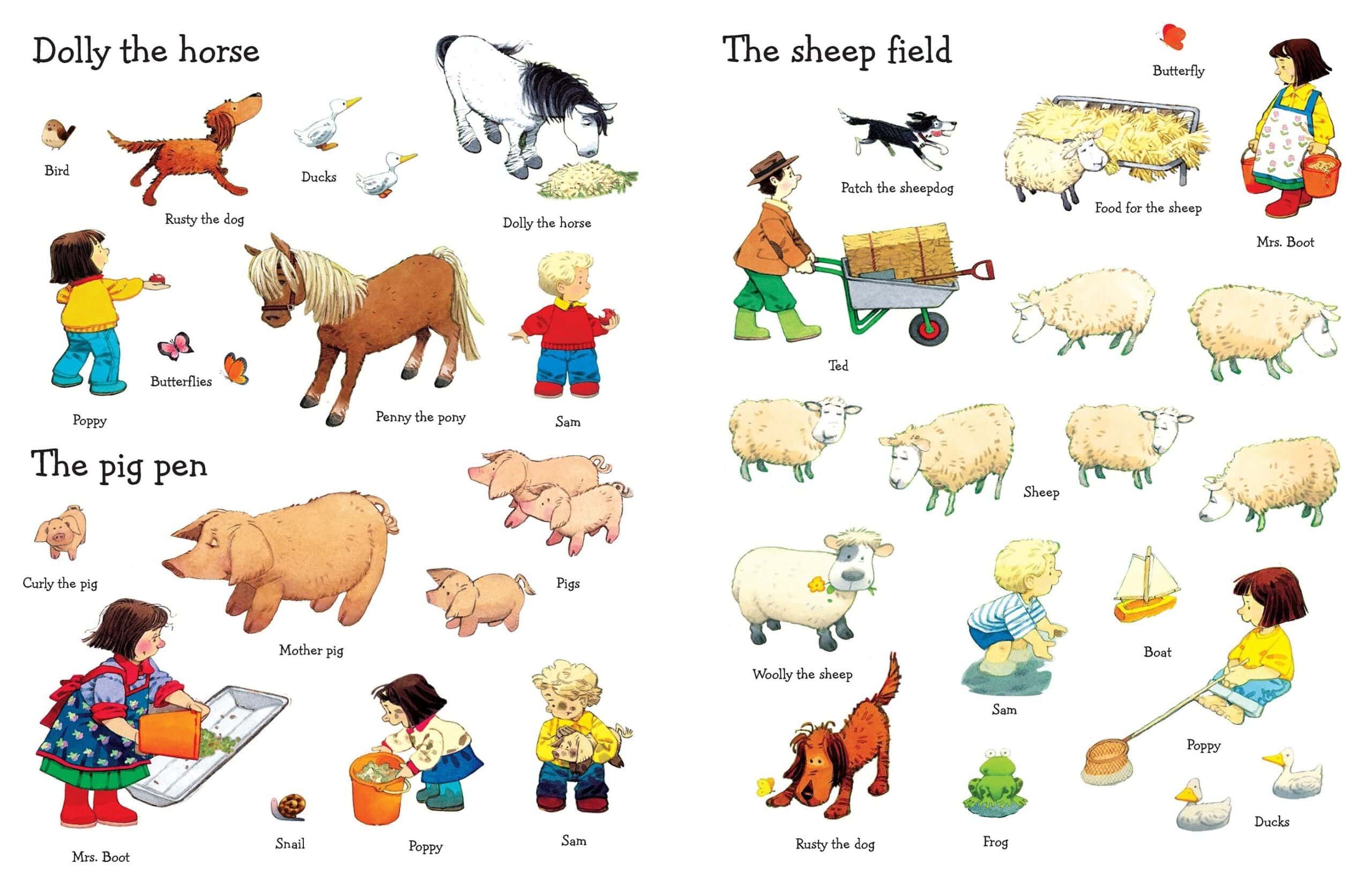 Carte cu stickere - Poppy and Sam's Sticker Book