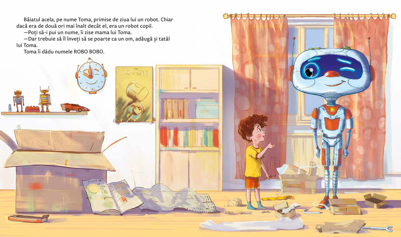 Robo Bobo se spală pe dinți