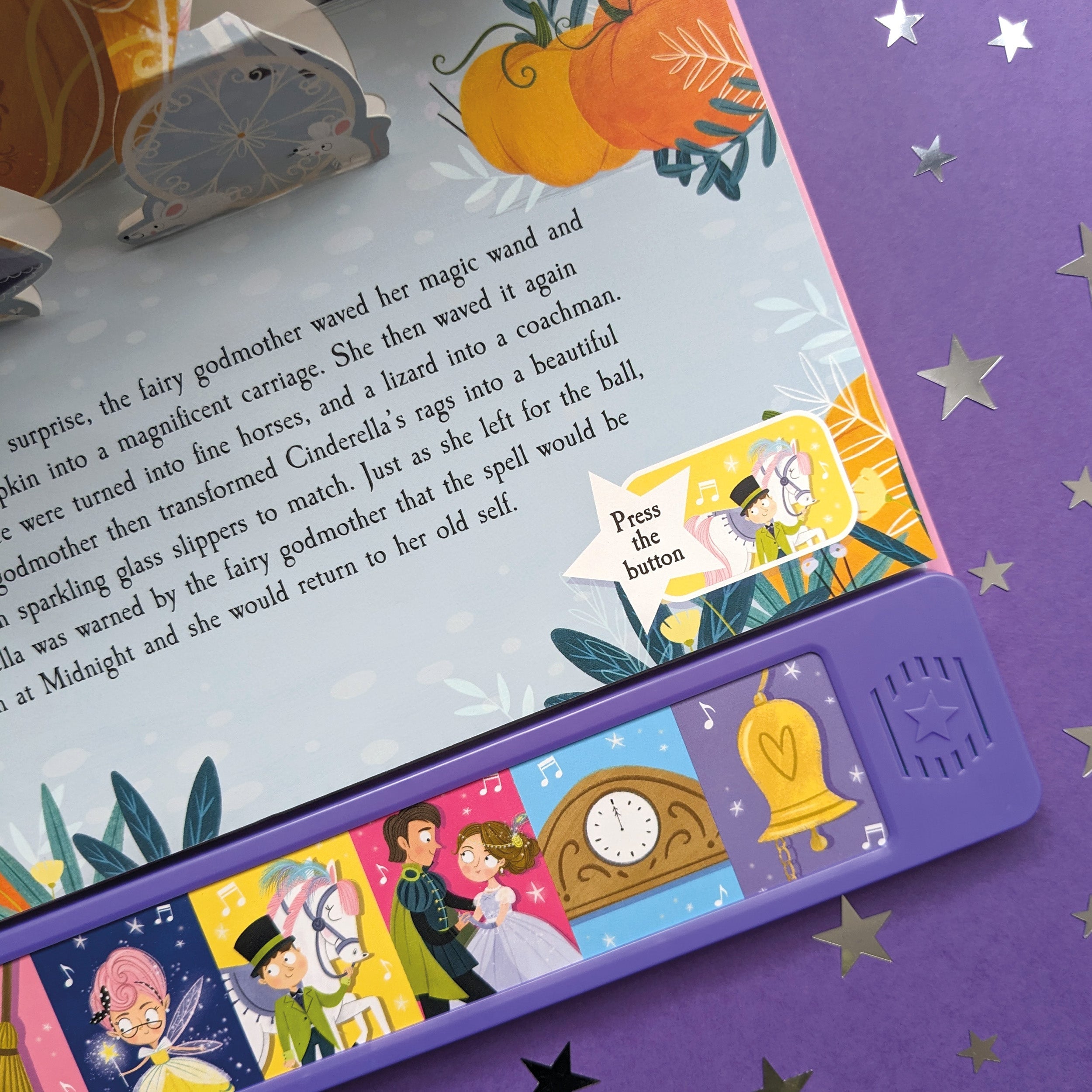 Carte pentru copii, NPP, Cinderella - Children's Pop-Up Sound Book, 3+ ani