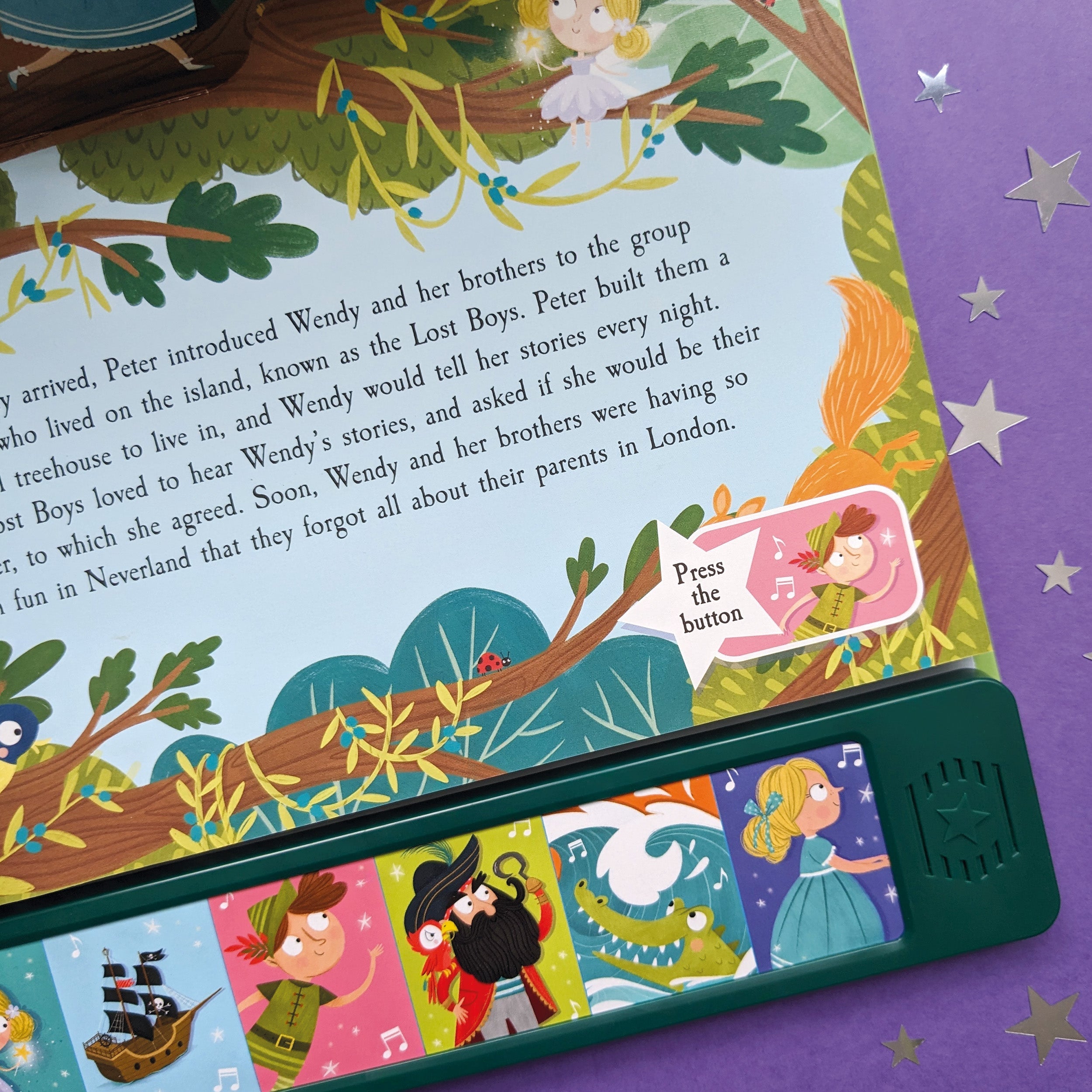 Carte pentru copii, NPP, Peter Pan - Children's Pop-Up Sound Book, 3+ ani