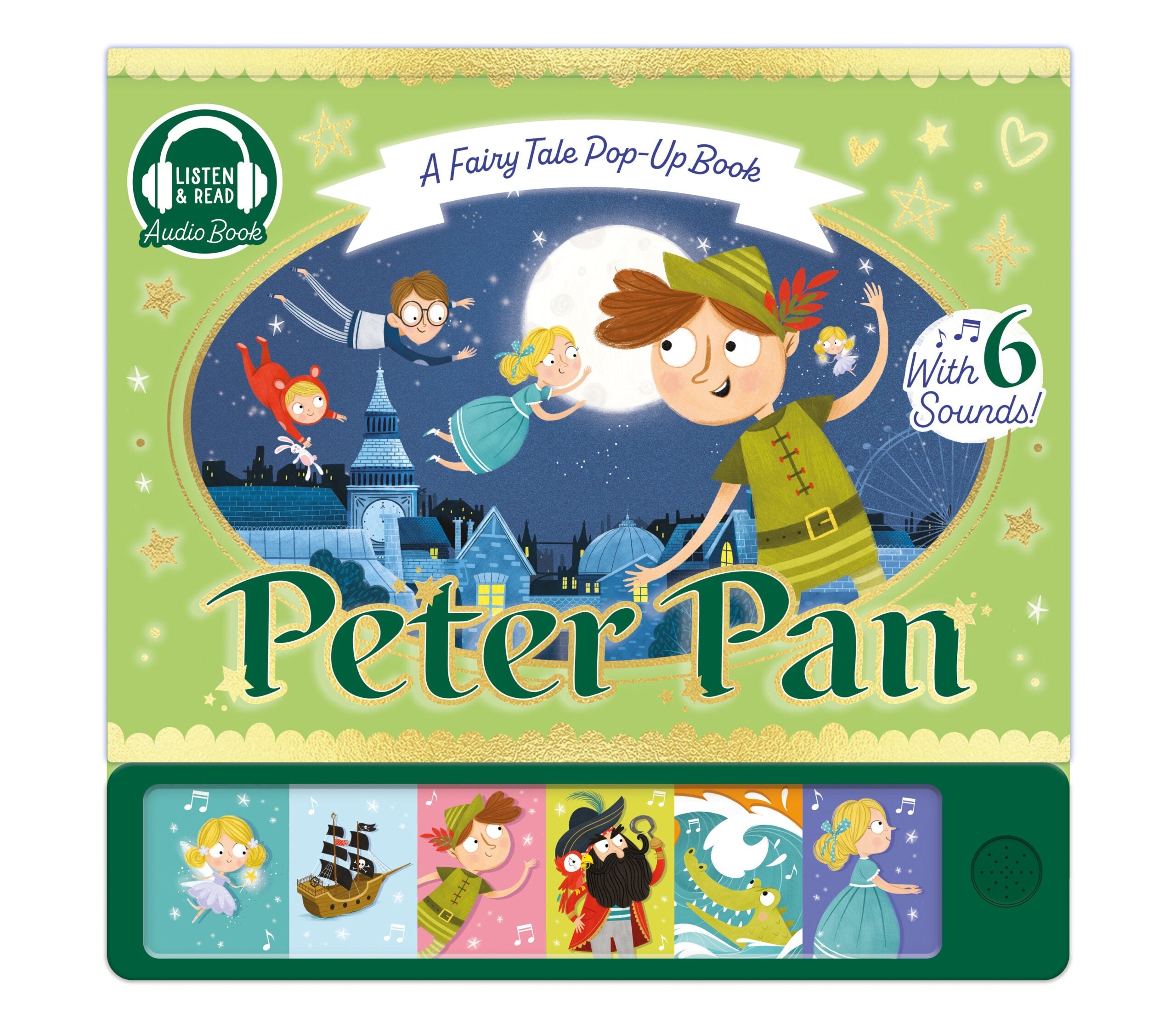 Carte pentru copii, NPP, Peter Pan - Children's Pop-Up Sound Book, 3+ ani